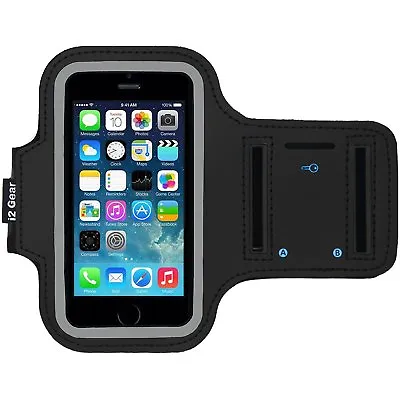 IPhone 5/5S/5c SE Running & Exercise Armband With Key Holder & Reflective Band • $5