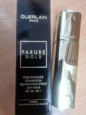 Guerlain Parure Gold Radiance Foundation SPF30 30ml Shade 31 Pale Amber NEW  • £45.99