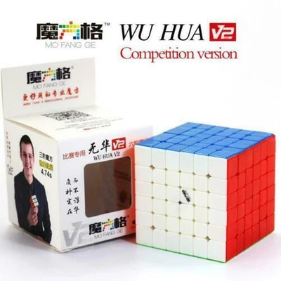 $32 • Buy QiYi WuHua V2 6x6x6 Stickerless MoGangGe Speed Cube USA Stock