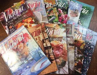 Lot Of 12 VICTORIA Bliss Magazines Vintage 1998 Complete Year Back Issues • $49.99