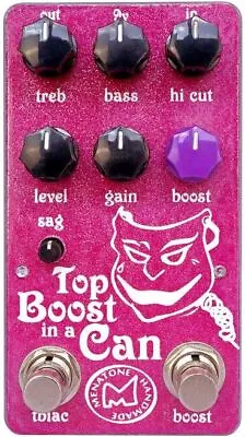 Menatone Top Boost In A Can Overdrive Guitar Effects Pedal • $359.99