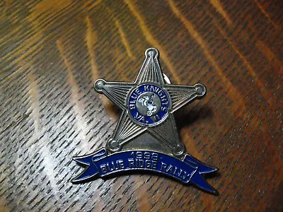 Blue Knights VA II Motorcycle Club 1998 Jacket Pin - Law Enforcement Ridge Rally • $39.99