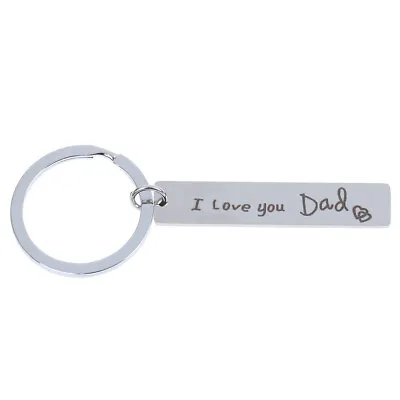 I Love You Dad Keychain Gift For Daddy Fathers Day Gift-OR • $1.30