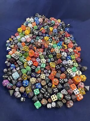 Huge Assorted Dice Lot  Over 400 Dice Mixed D6 RPG D&D Dungeons WarHammer • $46