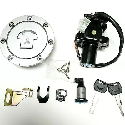 Ignition Switch Fuel Gas Tank Cap Seat Lock Set For Honda CBR600RR 2005-2006 • $31.69