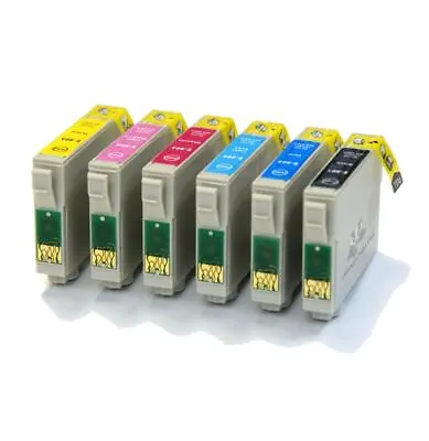 £12.98 • Buy Full Set Compatible (non-OEM) Printer Ink Cartridges To Replace T0807