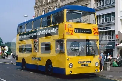 Bus Photo - Yellow Buses Bournemouth OJD190R Fleetline DMS Ex London & W&D • £1.19