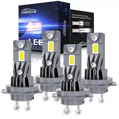 For Mercedes-Benz C250 C300 C350 - 4X Combo Headlight High & Low Beam LED Bulbs • $65.99