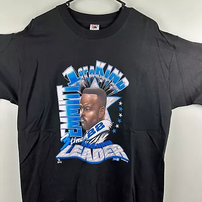 Vintage Emmitt Smith Dallas Cowboys 90s Black T-Shirt Sz XL NFL Single Stitch • $56.99