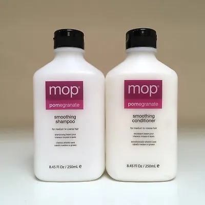 Mop Pomegranate Smoothing Shampoo Conditioner Duo 8.45 Oz Each   New Fresh • $41.99