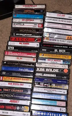 Cassette Tape Lot - You Pick -  No Limit! $5.50 Flat Rate Shipping  • $4.25