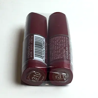 2 X  Maybelline Moisture Extreme Lipstick Plum Sable F310-Sealed • $29.99