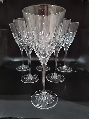 Set Of 6 Boxed Edinburgh Crystal Large Wine Glasses • £79.99