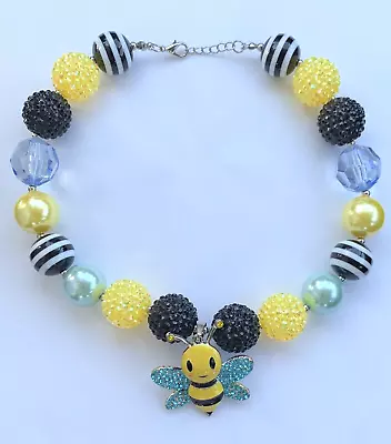 $5 • Buy Bumblebee Bubble Necklace
