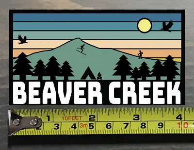 Beaver Creek Sticker Decal Colorado Vail Keystone Breck Ski Mountain Snowboard • $3.99