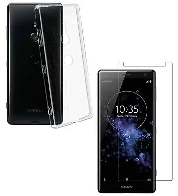 $7.65 • Buy For SONY XPERIA XZ3 CLEAR CASE + TEMPERED GLASS SCREEN PROTECTOR SHOCKPROOF XZ 3