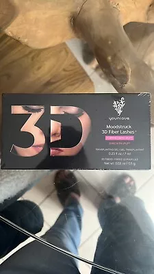 NEW SEALED Younique Moodstruck 3D Fiber+ Black Lashes With Transplanting Gel • $25