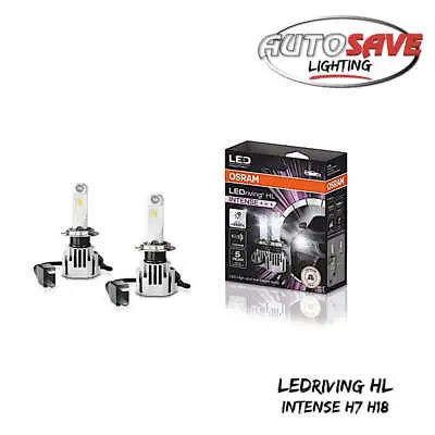 2x H7 LED OSRAM LEDriving HL INTENSE H7/H18 6000K Bulbs 64210DWINT-2HFB NEW 2022 • $100.40