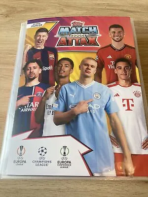 Topps Soccer Match Attax 23/24 Complete Base Set In Binder Heritage Next Gen • £34.99