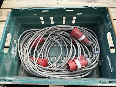 3 Phase 4 Pin Extension Cables 10 Meters And 15 Meters • £120