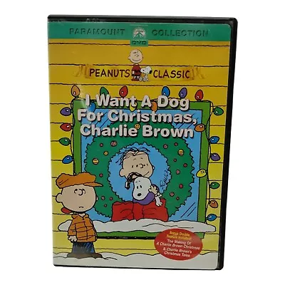 I Want A Dog For Christmas Charlie Brown DVD  • $6.50