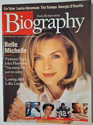 Biography Magazine (Sep 1997) Michelle Pfieffer/Trump/Liv Tyler/Michael Jackson • $13.99