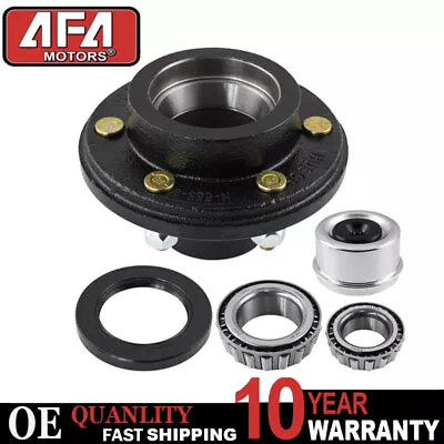 (1) Trailer Hubs Convert Mobile Home And Bearings 6000# 6 Lug 6x5.5 Idler Axle • $52.40