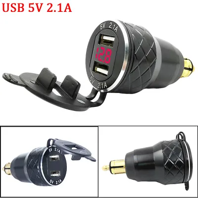 £19.50 • Buy For BMW R1200GS Triumph Tiger Hella DIN To USB Quality Motorcycle Charger LED RD