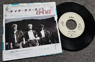 A-HA - 'Take On Me' Japan 7  & Picture Insert • $11.20