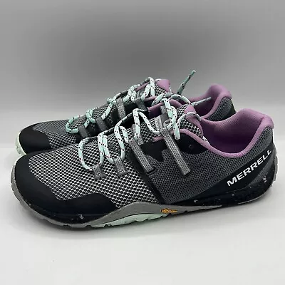 Merrell Trail Glove 6 Highrise US Size 9 (J066830) Gray Purple Hiking Outdoor • $20.97