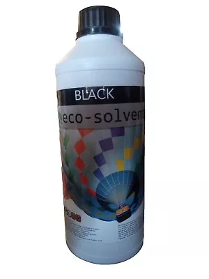 Black Eco Solvent Ink For Mutoh RJ VJ Series Valuejet & More 1L (.26 Gal) • $45.99