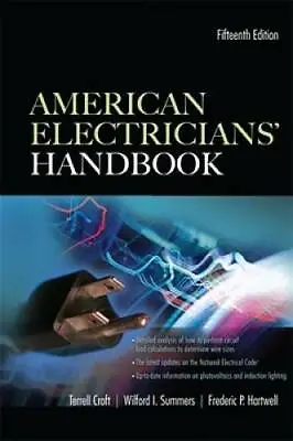 $24.40 • Buy American Electricians' Handbook - Hardcover By Croft, Terrell - GOOD