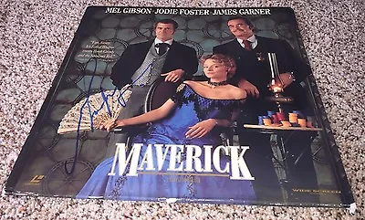 Mel Gibson Signed Maverick Movie Laser Disc With Proof  • $675