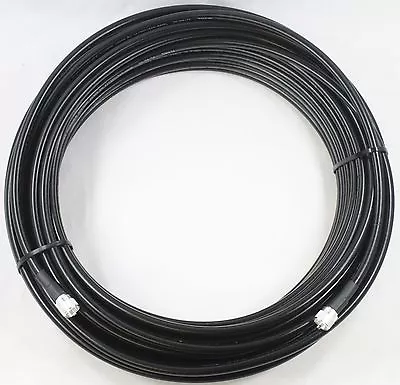 Times Microwave LMR-400 Ham & CB Coax Cable 100ft W/PL-259's MADE IN USA! • $159.95