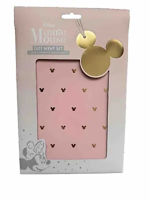 Disney Minnie Mouse Gift Wrap Set • £3.99