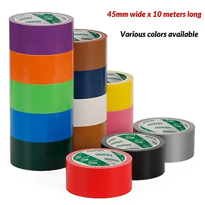 Gladiator Duct Gaffer Cloth Tape Various Colors Available 48mm X 10m Waterproof • £4.91
