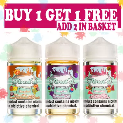 Blend'd It U.S Vape Juice E-Liquid 0mg 100ml 🔞 • £14.99