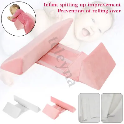 £9.59 • Buy Adjustable Infant Baby Side Sleep Pillow Support Wedge Newborn Anti Roll Cushion
