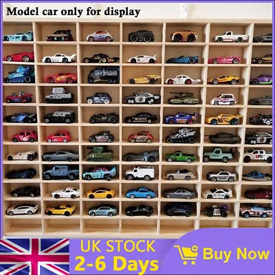 FOR Hot Wheels Diecast Car Matchbox 1/64 Car Model Toy Storage Display Case UK • £30.89