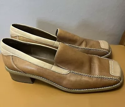 Ladies Sally O’Hara Slip On Shoes Size 5 Uk 38 Euro Lite Brown Tan  • £8.50