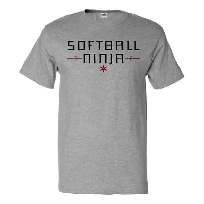 Softball Ninja T Shirt Funny Tee • $16.95