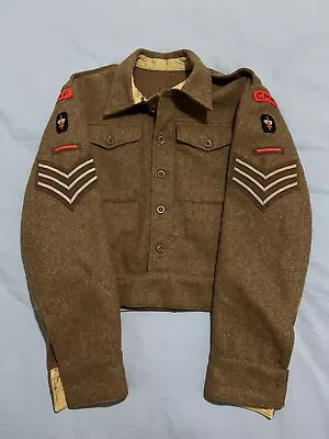 Re-enactors British Army WW2 RMP Sgt’s Battle Dress Tunic  • £85