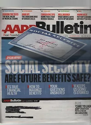 AARP Bulletin - November 2018  Social Security Caregiving Medical Exams Bogus • $1.99