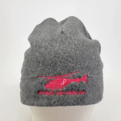 Wings Air Rescue Beanie Hat Cap Med Trans Corp Medevac Medical Helicopter Gray • $19.76