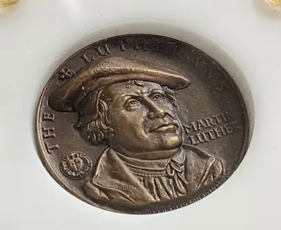 Martin Luther Bronze Medal 400th Anniversary Of The Reformation 1971 • $48