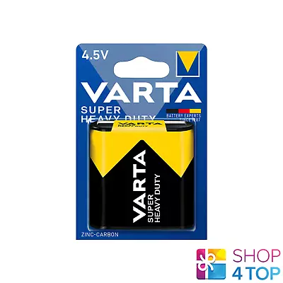 VARTA Super Heavy Duty 3R12 Zinc-Carbon Batterie 1BL 4.5V 2012 Exp 2024 Neuf • $6.14