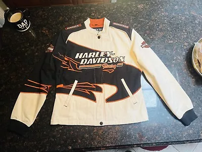 Harley Davidson Screamin Eagle Motorcycle Jacket Size Medium🚨SEE DETAILS🚨 • $109.95