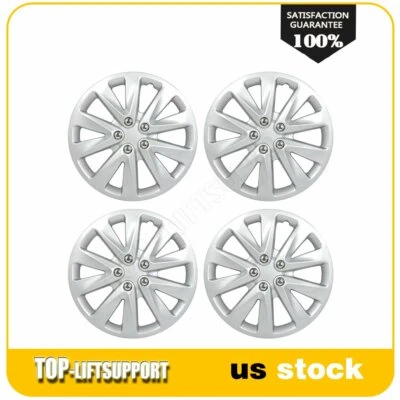 $48.59 • Buy 4 X 16   Silver Wheel Full Rim Covers Center Hub Caps For Chevrolet For 	Ford