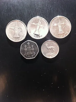 £2.50 • Buy United Arab Emirates  X 5 Coins Lot 121a