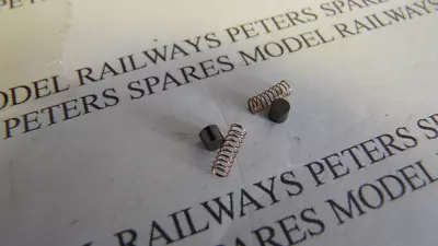 Peters Spares PS3 Replacement Mainline Bachmann Pod Motor Carbon Brush & Springs • £2.99